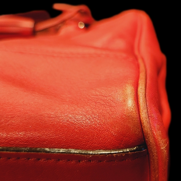 Coach Peach Purse EUC - Picture 7 of 11